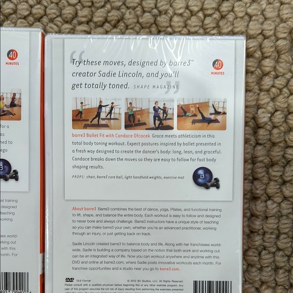 Barre3 Fitness DVD Set - Picture 5 of 7